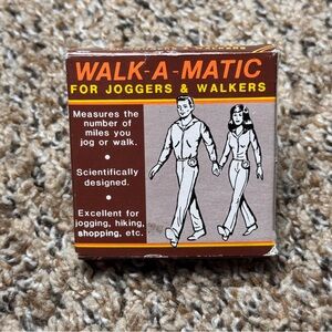 1969 Walk-A-Matic Pedometer For Walkers & Joggers Vintage Made In Japan